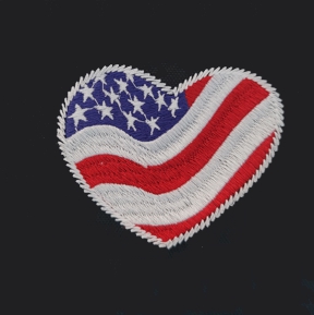 USA FLAG HEART
